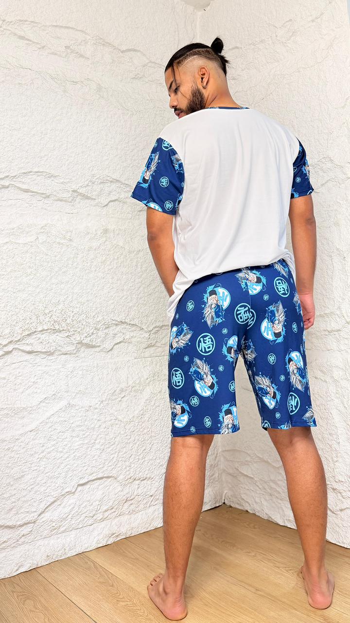 Men’s Anime Hero Pajama Set – Arcade Family Edition