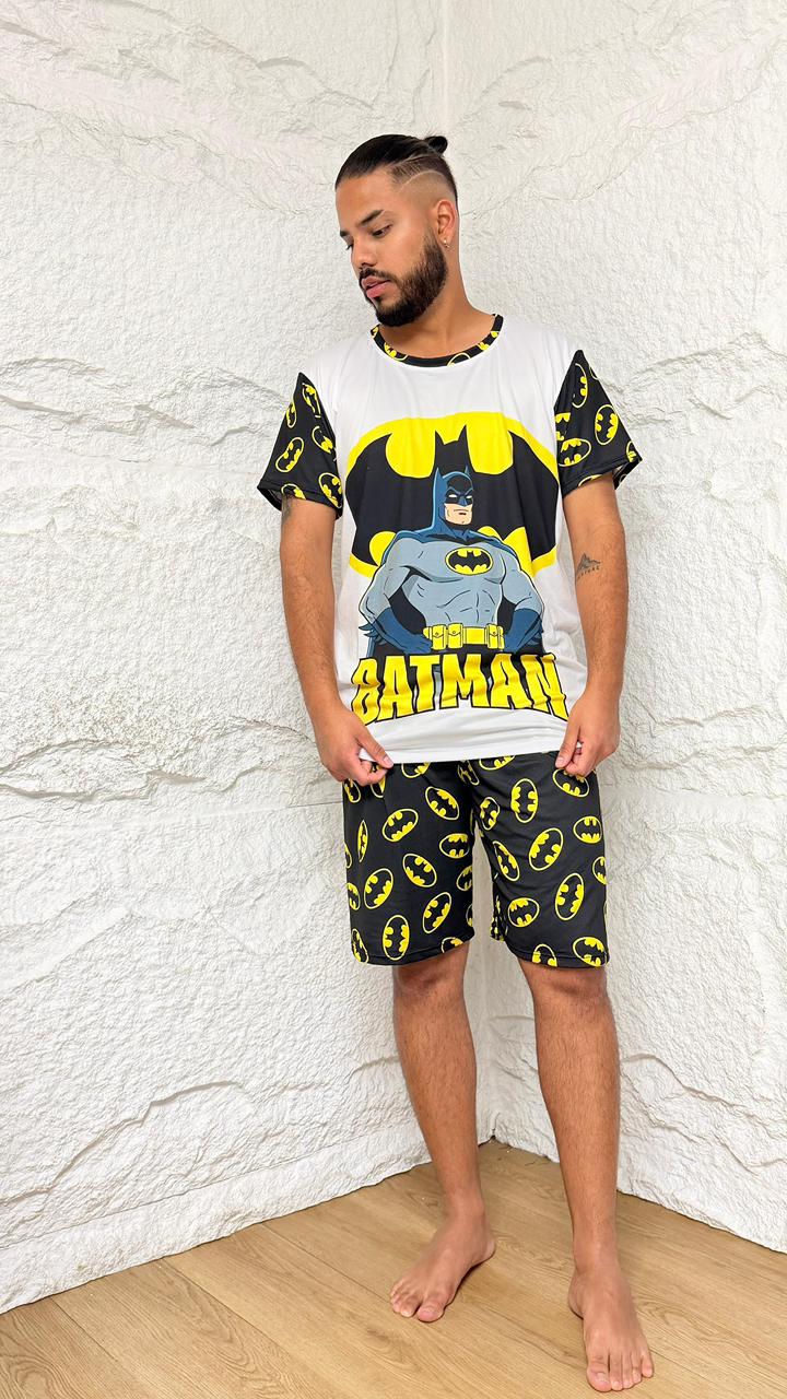 Men’s Batman Pajama Set – Arcade Family Hero Edition