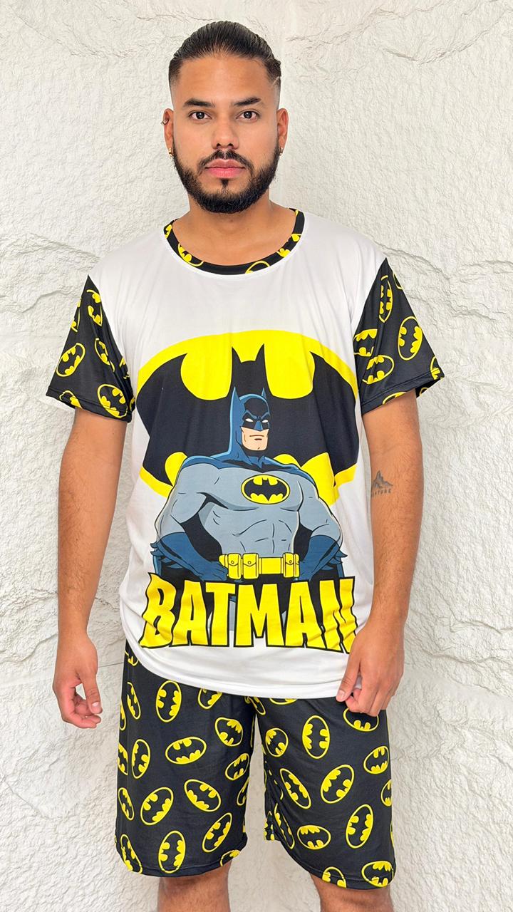 Men’s Batman Pajama Set – Arcade Family Hero Edition