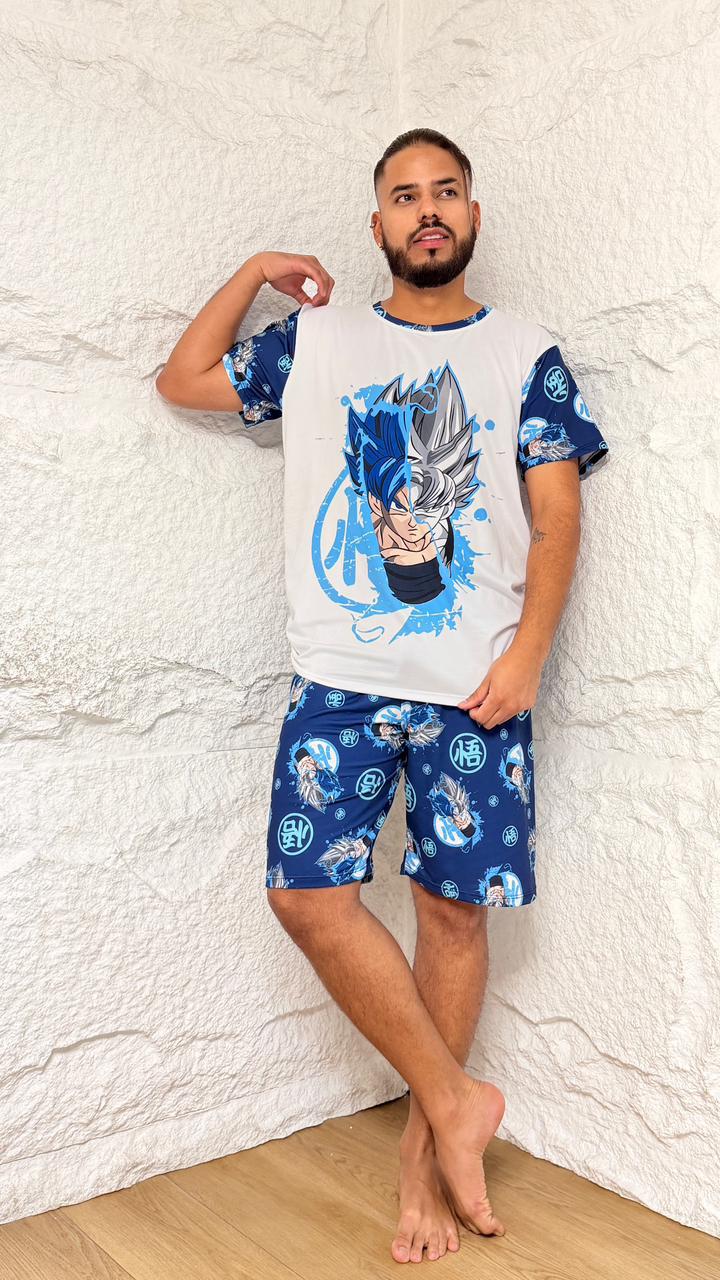 Men’s Anime Hero Pajama Set – Arcade Family Edition