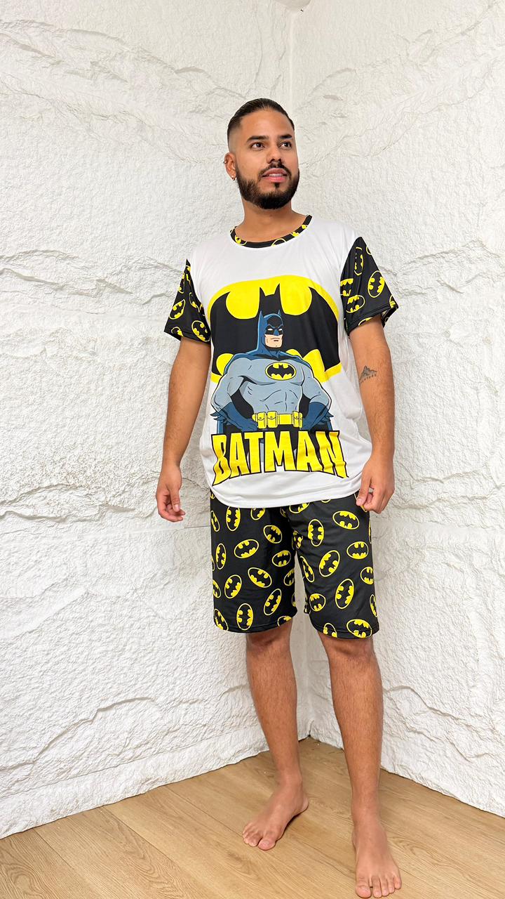 Men’s Batman Pajama Set – Arcade Family Hero Edition