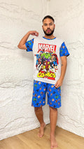 Men’s Marvel Heroes Pajama Set – Arcade Family Edition
