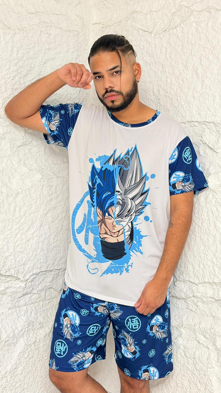 Men’s Anime Hero Pajama Set – Arcade Family Edition