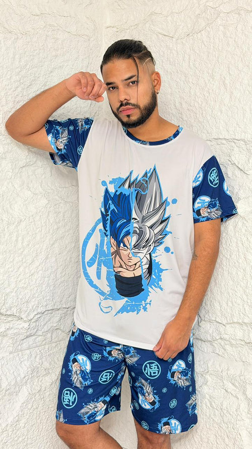 Men’s Anime Hero Pajama Set – Arcade Family Edition