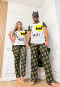 Couples Matching Batman Pajama Set – Arcade Family Edition
