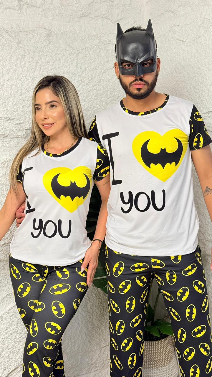 Couples Matching Batman Pajama Set – Arcade Family Edition